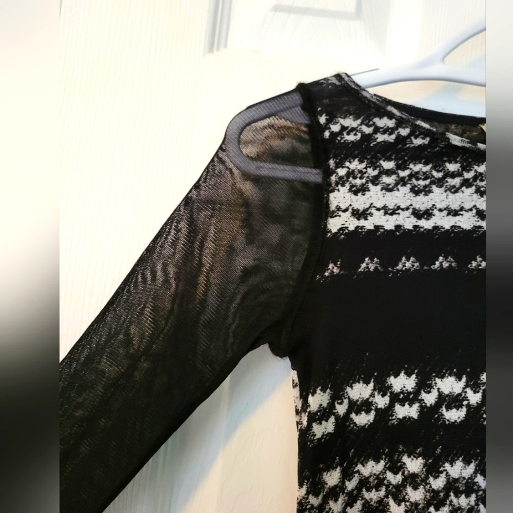 Fuzzi Designer Mesh Mini Dress - Picture 2 of 6